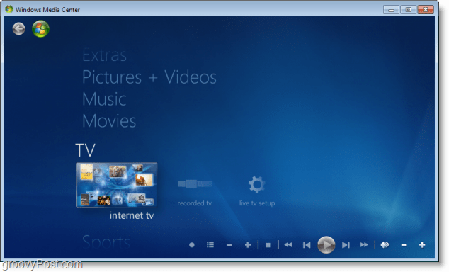 Windows 7 Media Center - Internet TV ora funziona!