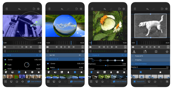 LumaFX è un'app di editing video.