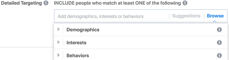 Evita errori nella pubblicità di Facebook; perfezionare il targeting demografico con interessi e comportamenti.