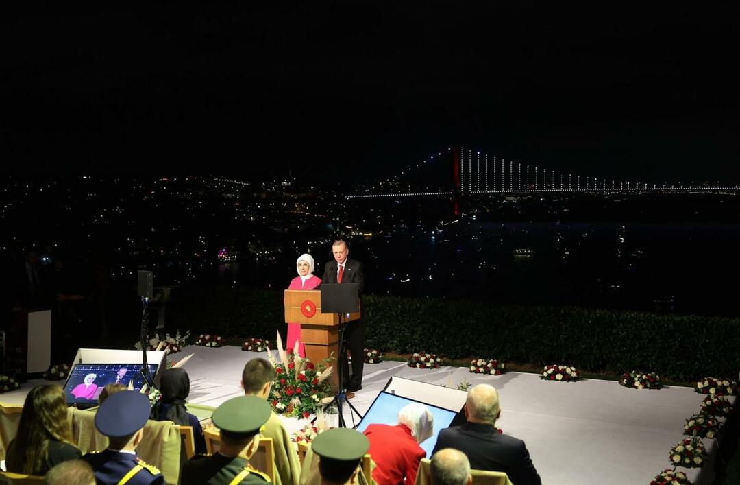 Recep Tayyip Erdoğan e Emine Erdoğan 100. eventi dell'anno