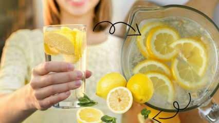 Va bene bere acqua e limone nel sahur? Se bevi 1 bicchiere d'acqua con limone ogni giorno al sahur...