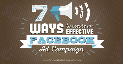 creare efficaci campagne pubblicitarie su Facebook