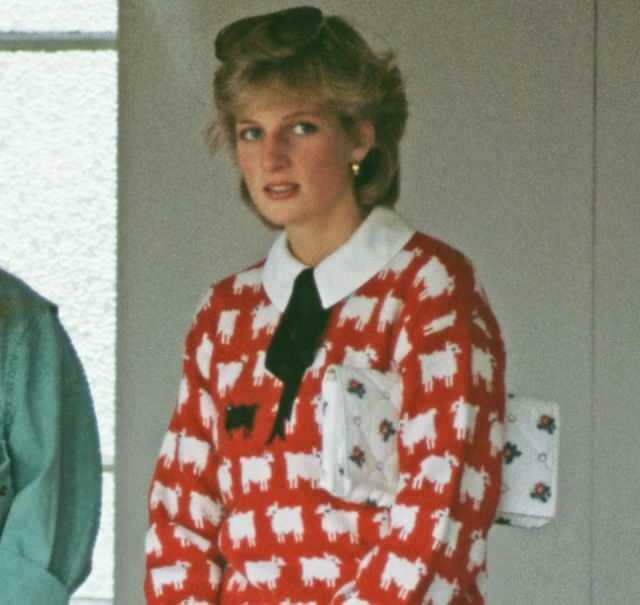 Il maglione iconico della principessa Diana