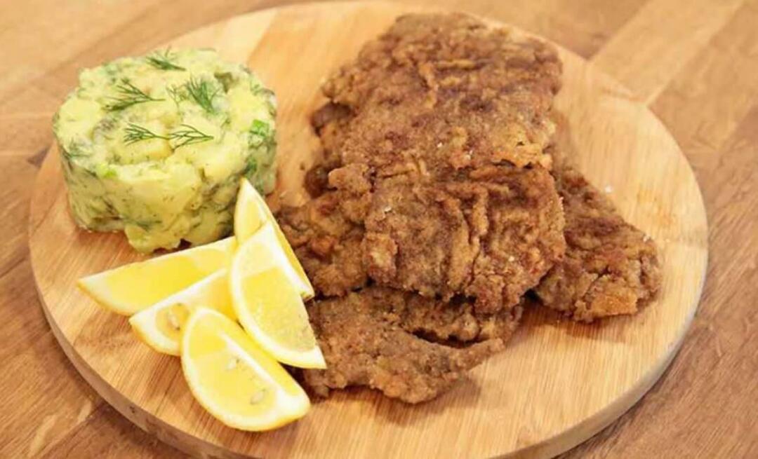 Preparati a mangiare in 30 minuti! Come preparare la cotoletta di vitello? Ricetta cotoletta di manzo viennese!