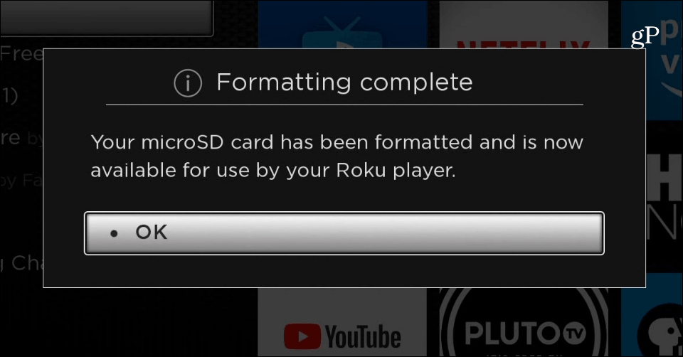Formatta la microSD Card Roku Ultra completa