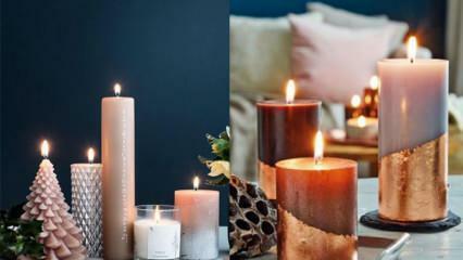 Come decorare la casa con le candele? idee per la decorazione di candele