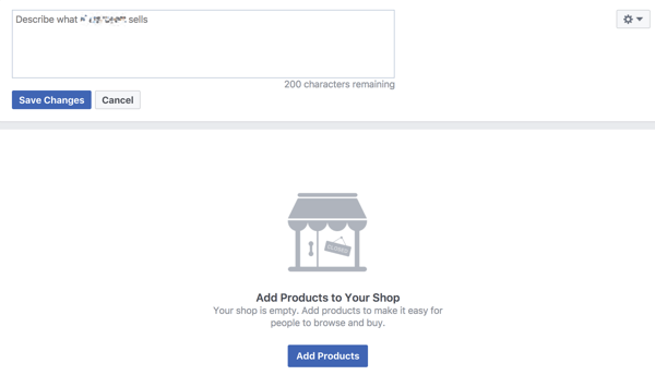 Descrivi i tuoi prodotti sulla tua vetrina Facebook per aumentare le vendite.