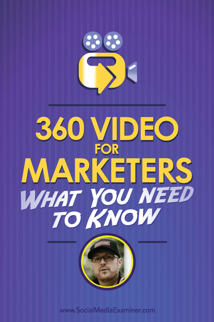 Ryan Anderson Bell parla con Michael Stelzner dei video 360 per i professionisti del marketing e di ciò che devi sapere.