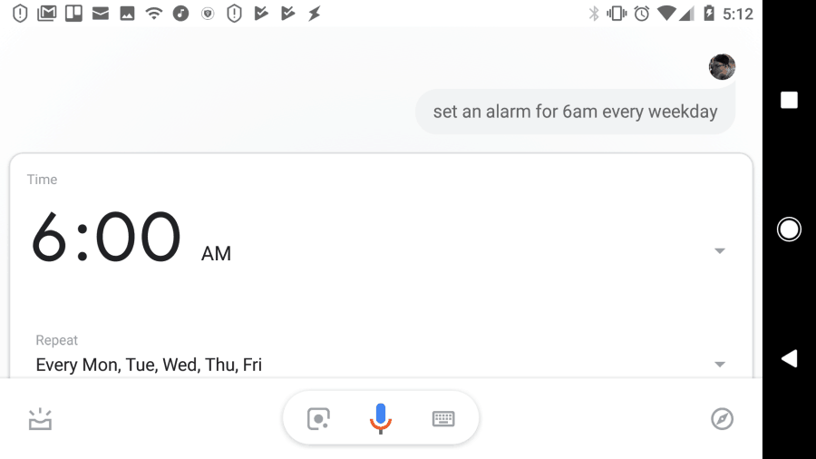 google assistant riproduce allarmi e promemoria