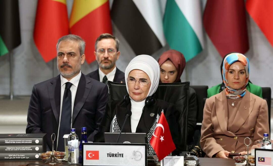 La First Lady Erdoğan: "Siamo obbligati a fare di più che versare lacrime per fermare il massacro"