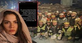 Demet Özdemir ha ringraziato i minatori che hanno lavorato per il terremoto! 