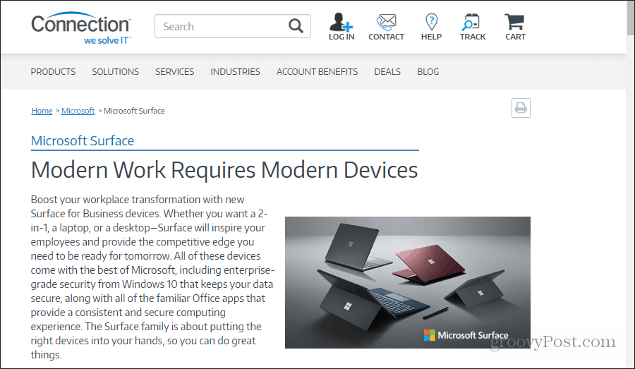 sito Web del rivenditore Microsoft