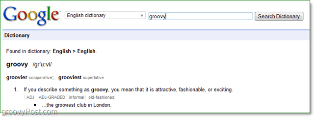 cerca le tue parole difficili usando il dizionario di Google