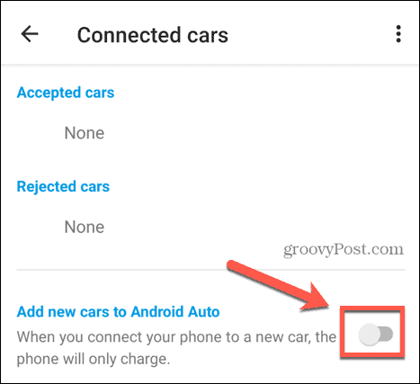 Android Auto aggiunge automaticamente una nuova auto