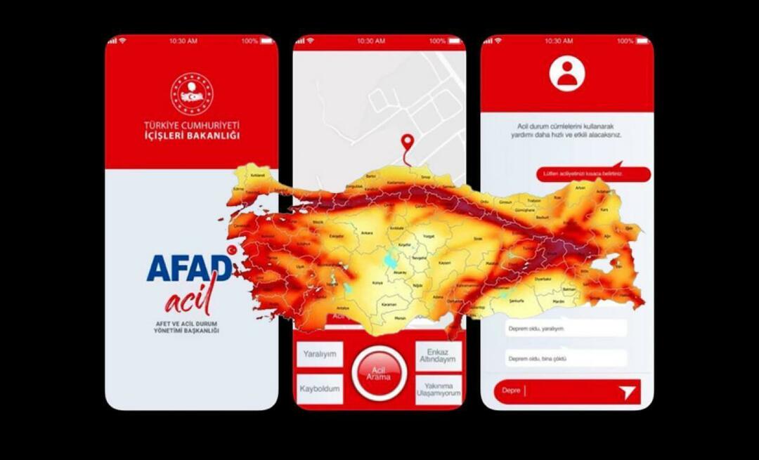 Il rischio sismico della casa è messo in discussione dall'istanza AFAD? Applicazione della mappa dei terremoti da AFAD