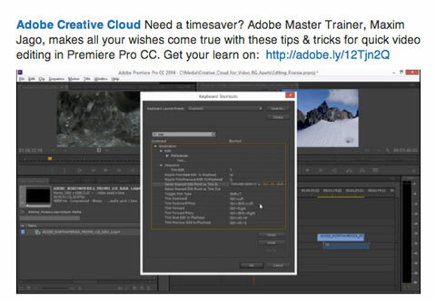 contenuto di Adobe Creative Cloud su linkedin