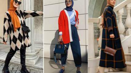 Modelli di cardigan in hijab 2020-2021! Come si combinano i cardigan?