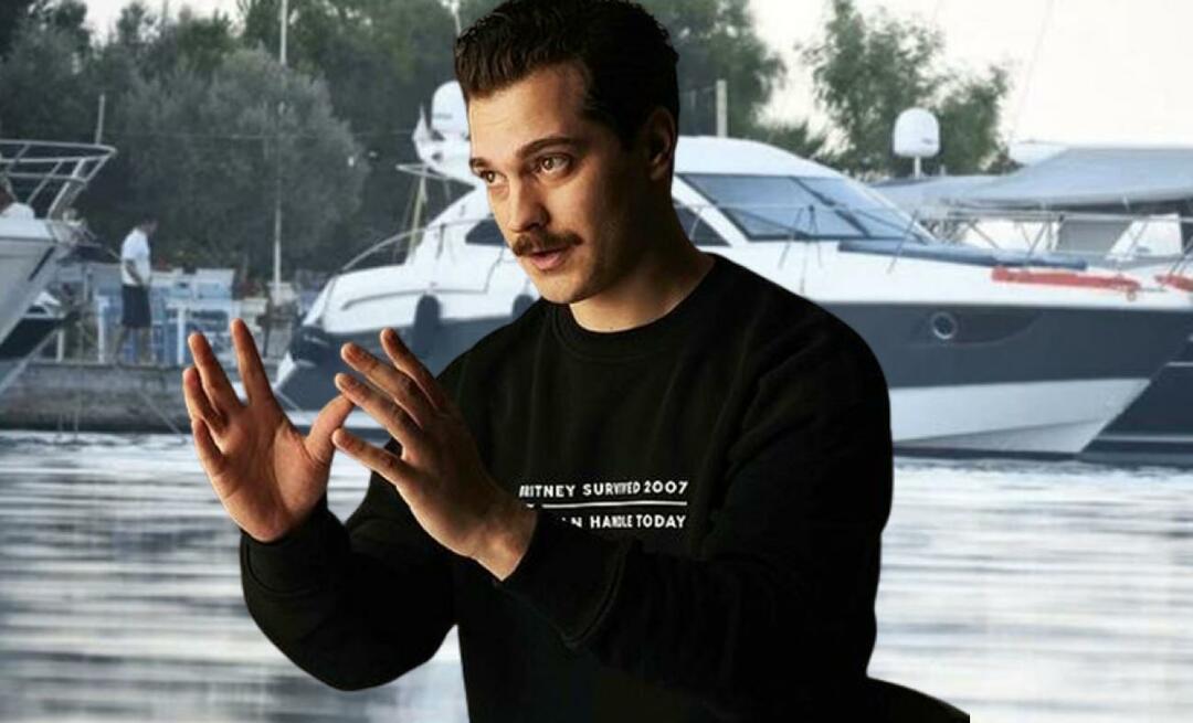 Una ricchezza che vale la pena investire per il suo hobby! Il nuovo giocattolo di Çağatay Ulusoy...