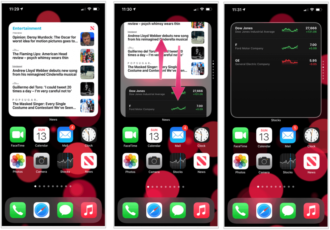 Utilizzo dei widget in iOS 14 su iPhone