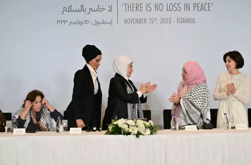 Un cuore per il vertice delle mogli dei leader palestinesi Comunicato stampa