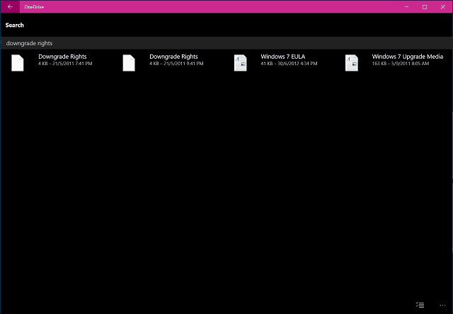 Windows OneDrive app 10 6