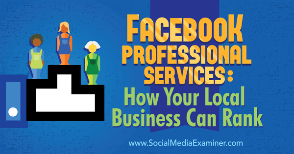 classifica la tua attività con i servizi professionali di Facebook