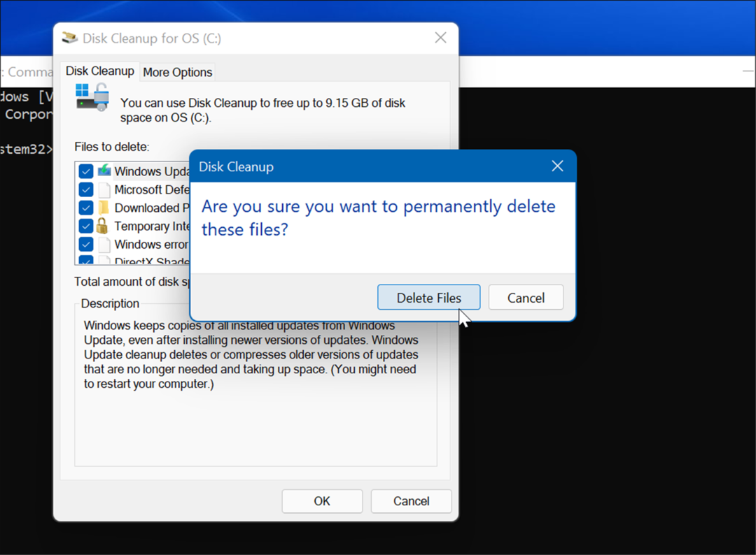 eliminare i file temporanei su Windows 11