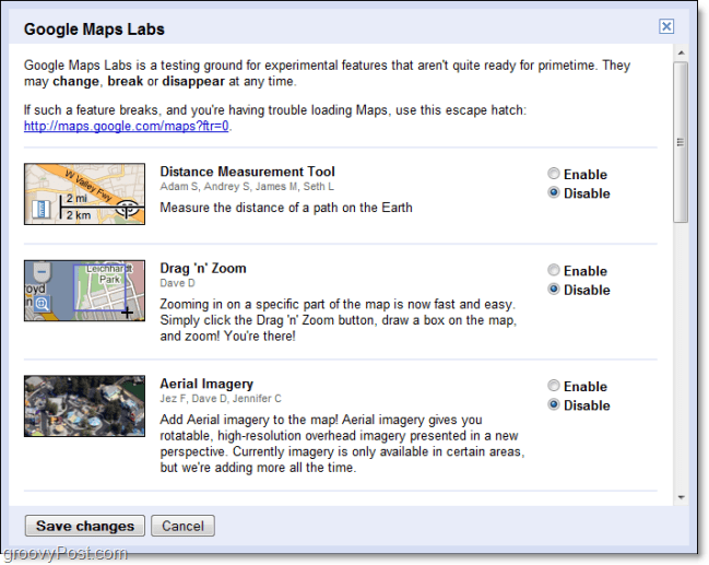 Google Maps Labs sblocca ulteriori funzioni sperimentali