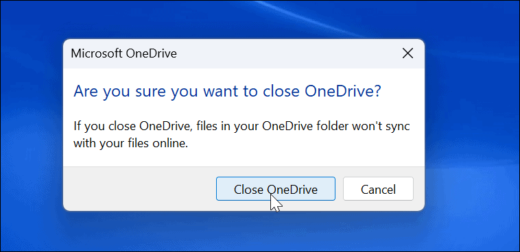 Risolto il problema con OneDrive non sincronizzato