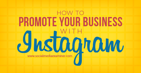 promuovere affari su instagram