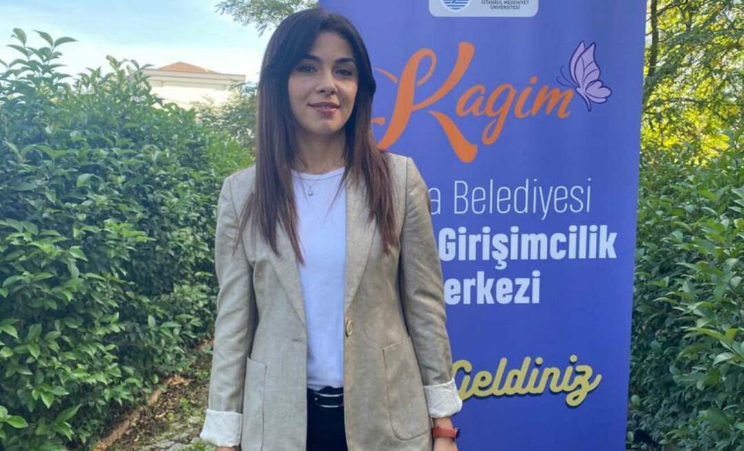 Un esempio di imprenditorialità da Ayşegül Kıran! Ha portato il suo hobby sul mercato mondiale con ciò che ha imparato alla KAGİM.