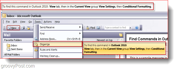 Guida interattiva alla barra multifunzione di Office 2010