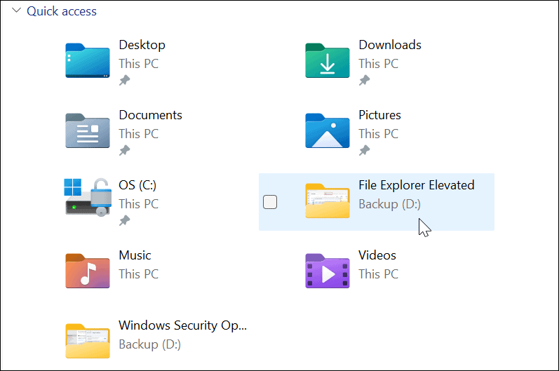 Esegui Esplora file di Windows 11 come amministratore