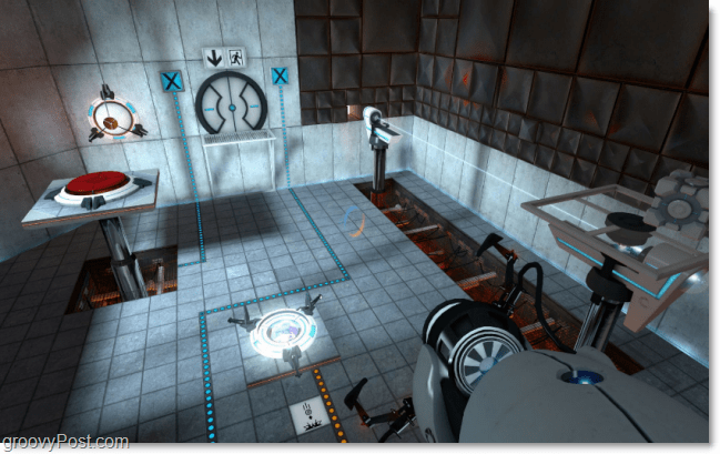 puzzle di screenshot del gioco del portale