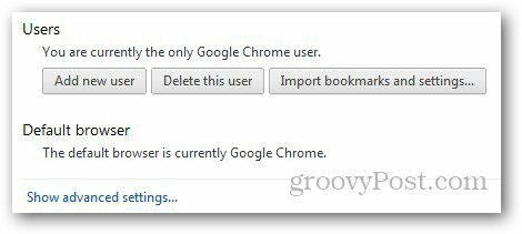 Browser Web predefinito di Chrome 2