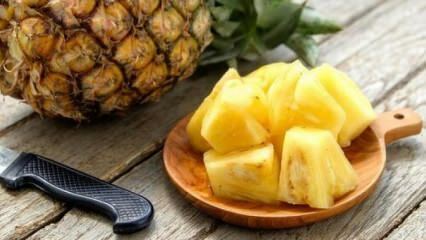 Frutto che rimuove l'edema nel corpo: ananas