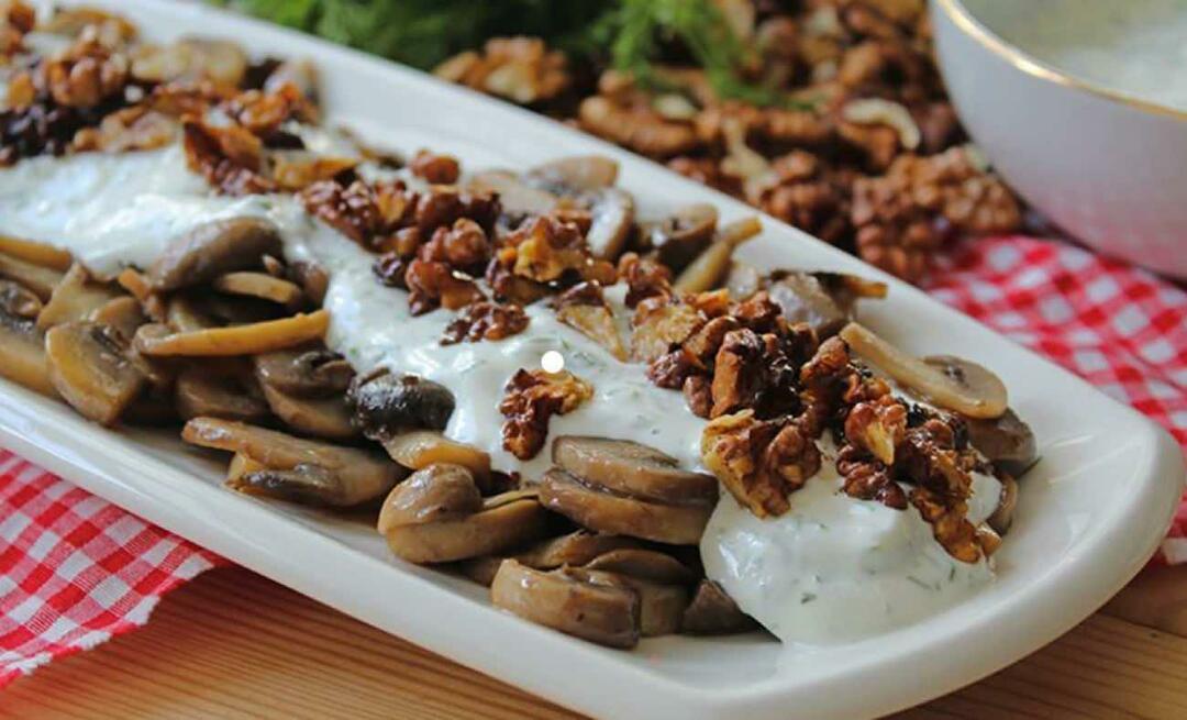 Come fare un soffritto di funghi e carote con lo yogurt? Amerai questa ricetta facile e pratica