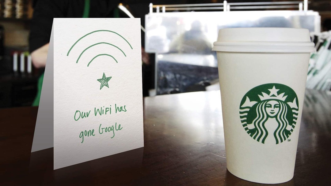 Google collabora con il livello 3 per fornire un Wi-Fi 10 volte più veloce su 7000 negozi SBUX negli Stati Uniti