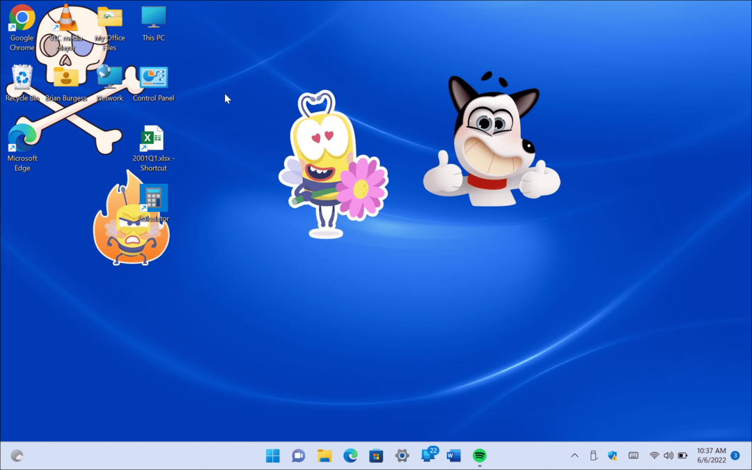 Come abilitare gli adesivi desktop su Windows 11