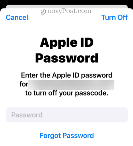 password dell'ID Apple