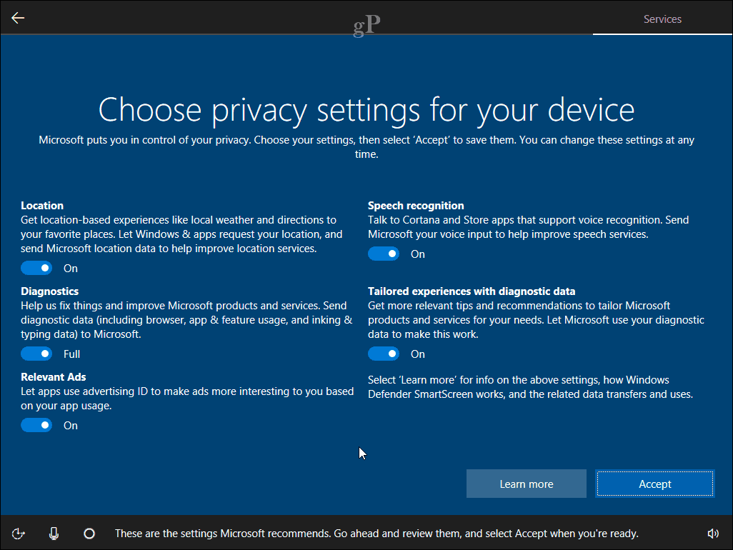Quanto ti spia Windows 10?