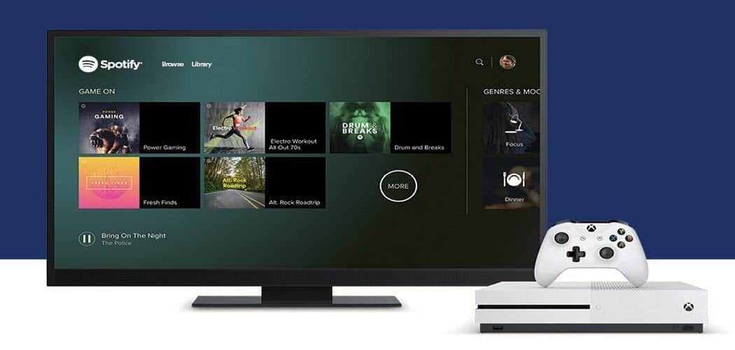 Controlla Spotify Music su Xbox One da Android, iOS o PC