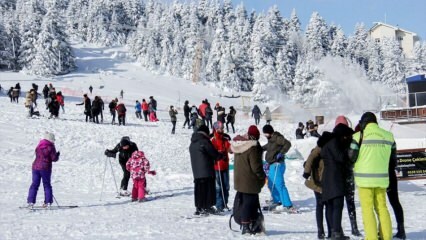 Lo spessore della neve ha superato 1 metro a Uludağ