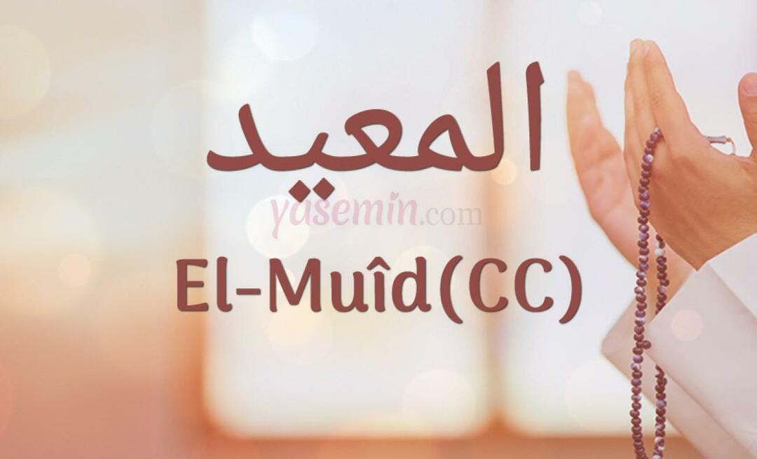 Cosa significa Al-Muid (cc) di Esmaül Husna? Quali sono le virtù di al-Muid (cc)?