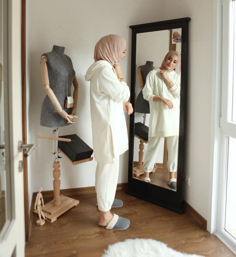 I set di tute più popolari in abbigliamento hijab I set di tute più belli