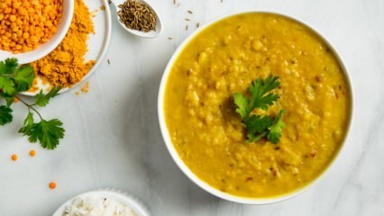 Ricetta deliziosa zuppa di lenticchie gialle