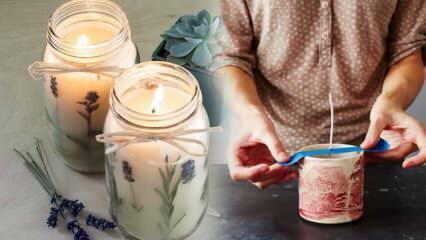 Come fare una candela profumata a casa? Suggerimenti per fare candele e ripristinare la cera