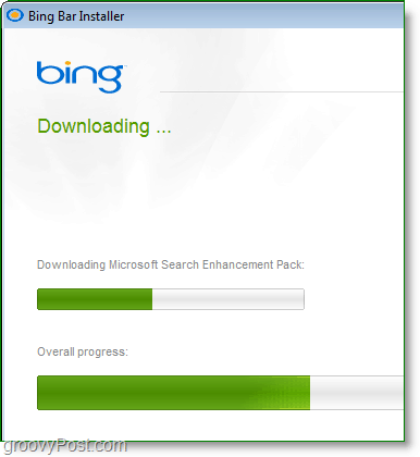Il download della barra di bing può richiedere del tempo, ciò rappresenta un'ottima opportunità per consultare altri articoli più interessanti