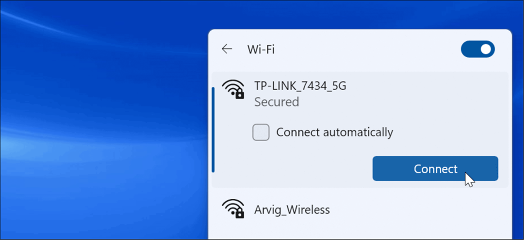 collegare wi-fi windows 11