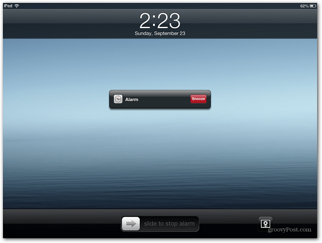 Imposta la sveglia iOS 6 per svegliarti con qualsiasi brano